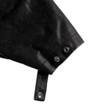 Berlin Crack Washing Leather Jacket