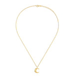 Champagne Moon Goutte SV(Y) Necklace