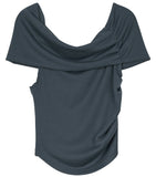 Dre shirring off shoulder