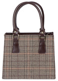 Ted check tote bag