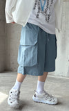 Pastel cargo shorts