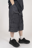 Fron Bermuda Cargo Denim
