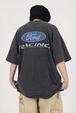 Motor Racing Logo Pigment Short Sleeve T-Shirt