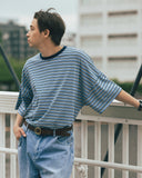 [AG] Multi Striped Half Tee