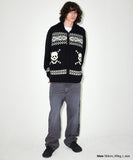 SKULL COWICHAN KNIT SWEATER