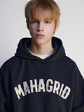 TWILL CUT OFF APPLIQUTE HOODIE