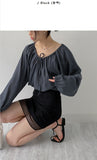 Chiffon Layered Mini Skirt