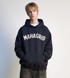 TWILL CUT OFF APPLIQUTE HOODIE