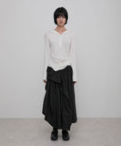 Asymmetrical Draped Hoodie