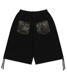BERMUDA CAMO POCKET SWEATSHORT