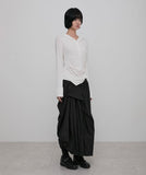 Asymmetrical Draped Hoodie