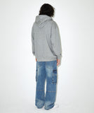 ECLIPSE RAW CUT ZIP UP HOODIE