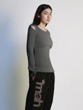 mah CUT OFF APPLIQUE SWEATPANT