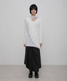 Layered Dot Scarf Long Sleeve
