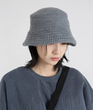 Knit down bucket hat