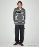 SKULL COWICHAN KNIT SWEATER