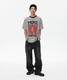 HERE NOW STRIPE TEE