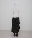 Asymmetrical Draped Hoodie