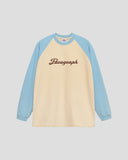 No.006 STITCH LOGO RAGLAN L/S