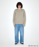 BASIC LOGO NEP KNIT SWEATER