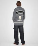 SKULL COWICHAN KNIT SWEATER