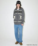 SKULL COWICHAN KNIT SWEATER