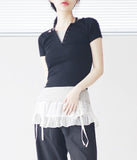 Pupe color matching dot t-shirt