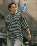 [AG] Multi Striped Half Tee