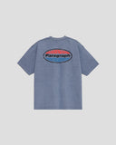 No.74 DAMAGED ELLIPSE LOGO T SHIRT