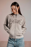 YOUTH ZIP UP CARDIGAN