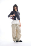 Oasis loose parachute pants