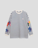 No.028 CROSS PATCH STRIPE LS