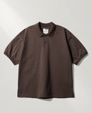 Addant Silket Collar Short Sleeve T-shirt