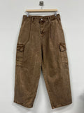 Pigment Washed Cargo Pants