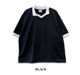 Plain Over Soccer Collar Tee
