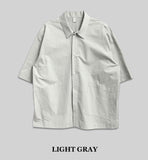 Hidden Pocket Half Shirt