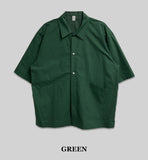 Hidden Pocket Half Shirt