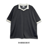 Plain Over Soccer Collar Tee