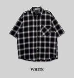 Cooling Check Half Shirt