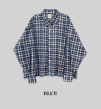 Crop Linen Check Shirt
