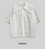 Hidden Pocket Half Shirt