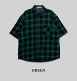 Cooling Check Half Shirt