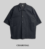 Hidden Pocket Half Shirt