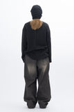 Risity Knee-Cut Curved Denim