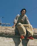 [AG] Herringbone Fatigue Balloon Pants