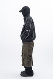 Vichy High-neck Racing Blouson Jacket