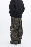 Calre Camo Bio Damage Balloon Pants