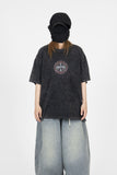 Circle Chopper Vintage Washed Short Sleeve T-Shirt