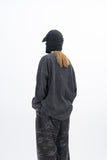 Cell Stone Washed Waffle Long Sleeve T-Shirt