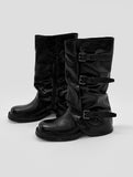 1147 Buckle Warmer Long Boots (5cm)